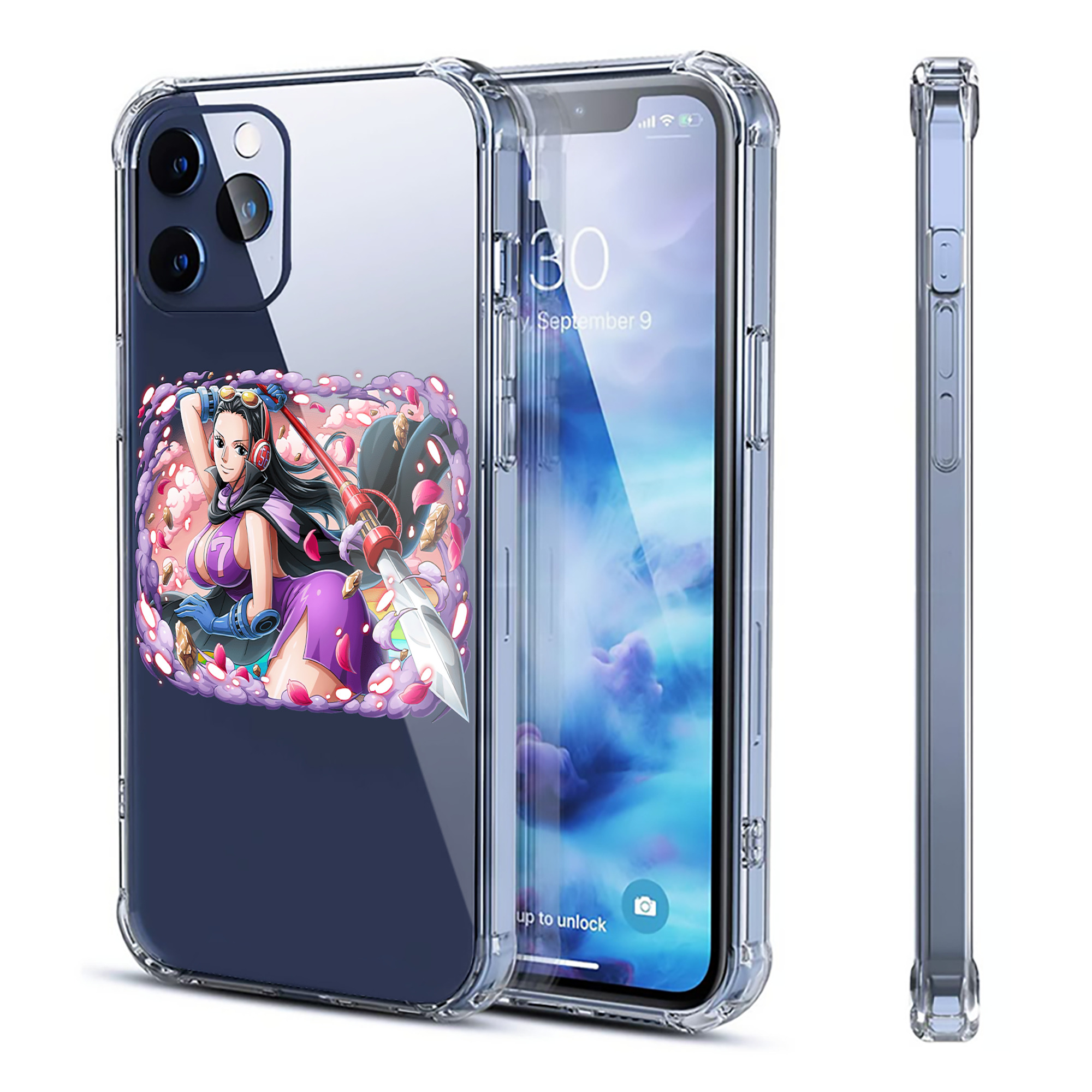（画像用） ワンピース ニコ・ロビン ONE PIECE Nico Robin 【iPhone 12シリーズ対応】透明スマホケース（クリアソフトケース）